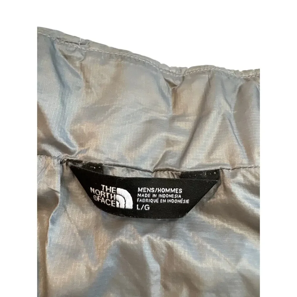 The North Face Theromball Vest Jacket Mens Large Gray Wind Blocking Lightweight